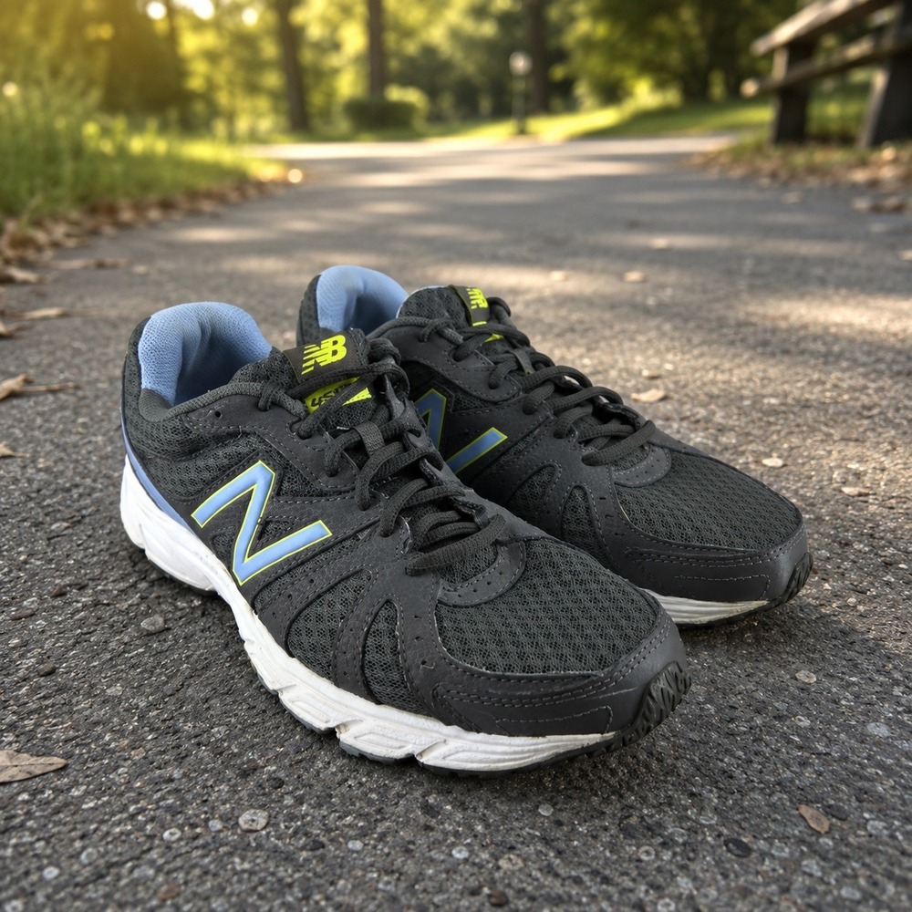 New Balance 450v2 Running Shoes‎ Womens 10 B Gray Blue Athletic Sneakers W450BS2